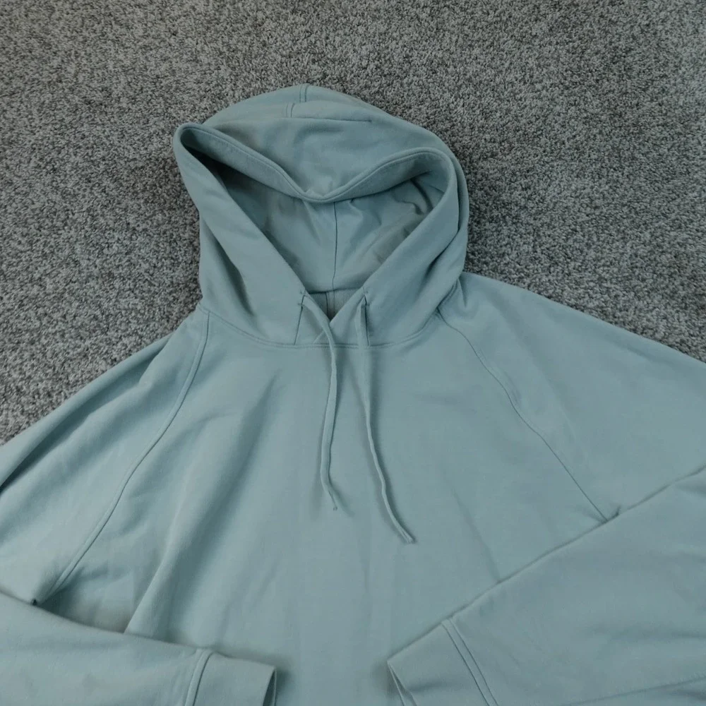 Lululemon Hoodie Mens XL Blue Teal Green City Sweat Pullover Sweatshirt Athletic